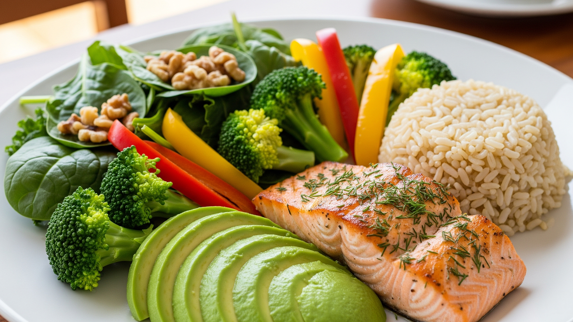 Healthy balanced food