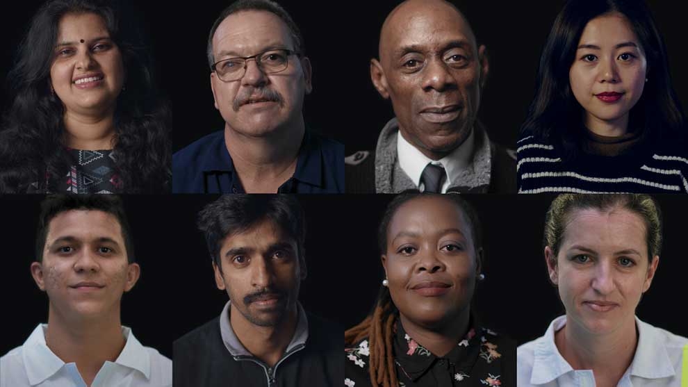 A group of diverse people