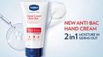 An image of Vaseline’s new anti-bacterial hand cream