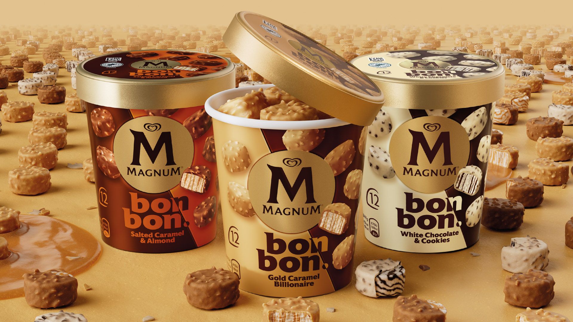 Magnum’s Bon Bons range from Unilever’s Ice Cream portfolio.