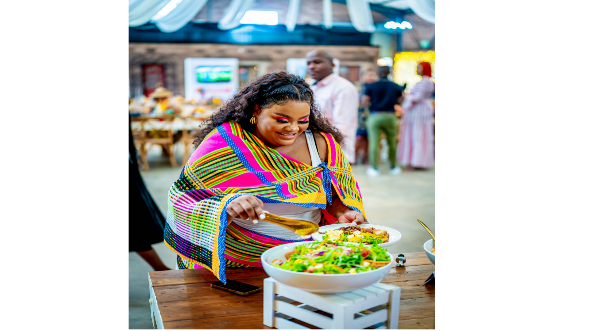 Lady wearing TshiVenda attire