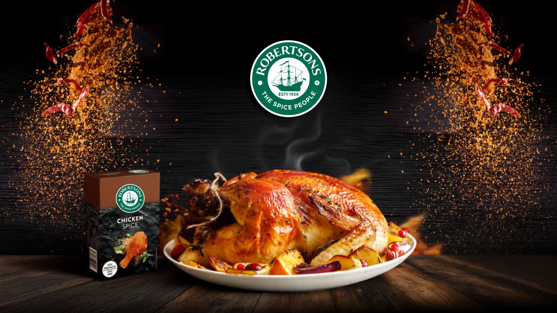 Robertson's Banner Chicken with Spices