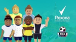Image of player avatars in FIFA World X Roblox’s Rexona Obby. This created player and brand conversations in digital spaces