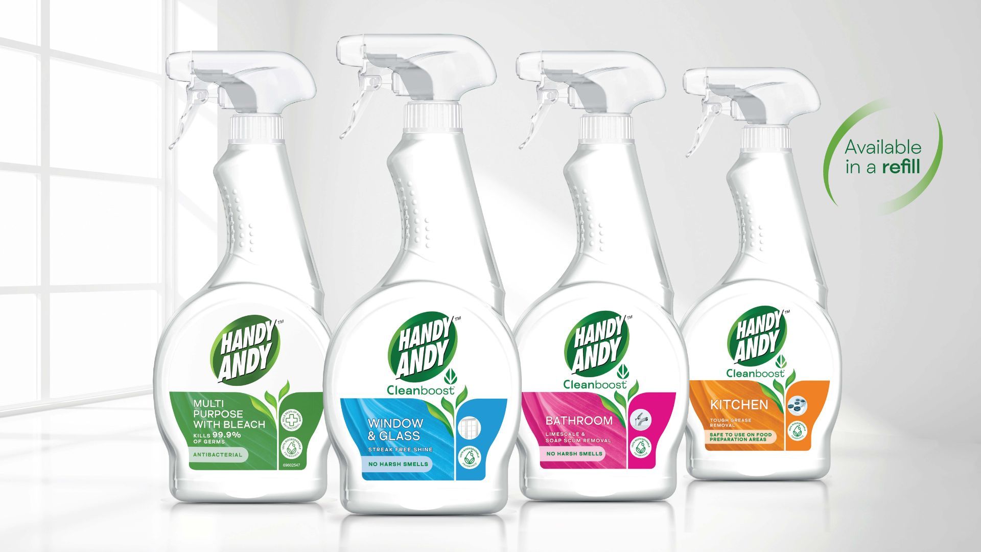 Handy Andy sprays range