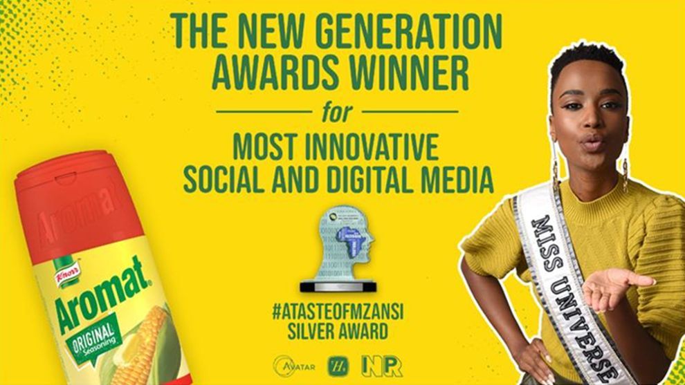 Image showcasing Aromat's award