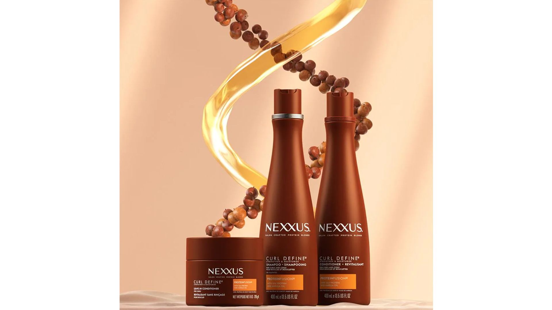 Products from the Nexxus Curl Define Range