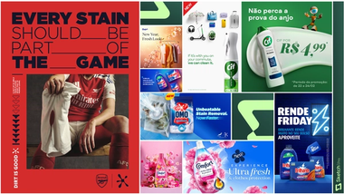 Montage of marketing content created by Sketch Pro teams, designed to tap into micro trends and cultural moments.