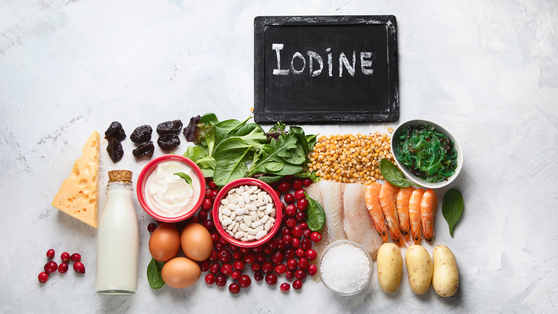 A selection of healthy foods